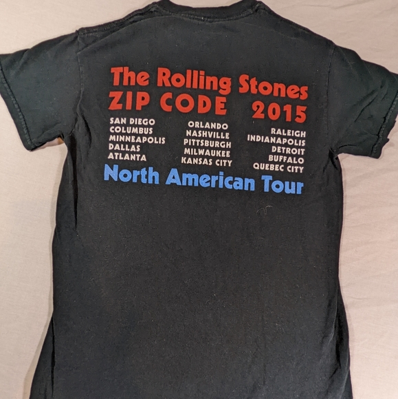 The Rolling Stones Authentic 2015 Zip Code North American Concert Tour Cities … - Picture 3 of 7
